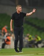 7 September 2021; Republic of Ireland manager Stephen Kenny during the FIFA World Cup 2022 qualifying group A match between Republic of Ireland and Serbia at the Aviva Stadium in Dublin. Photo by Harry Murphy/Sportsfile
