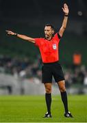 7 September 2021; Referee José María Sánchez during the FIFA World Cup 2022 qualifying group A match between Republic of Ireland and Serbia at the Aviva Stadium in Dublin. Photo by Seb Daly/Sportsfile