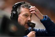 7 September 2021; RTÉ commentator George Hamilton during the FIFA World Cup 2022 qualifying group A match between Republic of Ireland and Serbia at the Aviva Stadium in Dublin. Photo by Ben McShane/Sportsfile