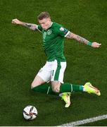 7 September 2021; James McClean of Republic of Ireland during the FIFA World Cup 2022 qualifying group A match between Republic of Ireland and Serbia at the Aviva Stadium in Dublin. Photo by Ben McShane/Sportsfile