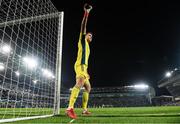 8 September 2021; Northern Ireland goalkeeper Bailey Peacock-Farrell after his side's draw in the FIFA World Cup 2022 qualifying group C match between Northern Ireland and Switzerland at National Football Stadium at Windsor Park in Belfast. Photo by Stephen McCarthy/Sportsfile