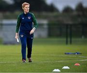 8 September 2021; Assistant coach Eileen Gleeson during a Republic of Ireland home-based training session at FAI Headquarters in Abbotstown, Dublin. Photo by Piaras Ó Mídheach/Sportsfile