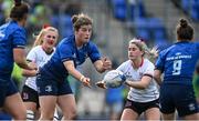 4 September 2021; Jenny Murphy of Leinster in action against Toni Macartney of Ulster during the IRFU Women's Interprovincial Championship Round 2 match between Leinster and Ulster at Energia Park in Dublin. Photo by Piaras Ó Mídheach/Sportsfile