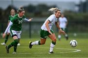 8 September 2021; Saoirse Noonan, right, and Jessie Gleeson during a Republic of Ireland home-based training session at FAI Headquarters in Abbotstown, Dublin. Photo by Piaras Ó Mídheach/Sportsfile