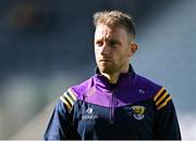 21 August 2021; Wexford manager Kevin Tattan before the All-Ireland Senior Camogie Championship quarter-final match between Kilkenny and Wexford at Páirc Uí Chaoimh in Cork. Photo by Piaras Ó Mídheach/Sportsfile