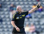 21 August 2021; Referee Andy Larkin during the All-Ireland Senior Camogie Championship quarter-final match between Kilkenny and Wexford at Páirc Uí Chaoimh in Cork. Photo by Piaras Ó Mídheach/Sportsfile