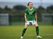 8 September 2021; Katie Malone during a Republic of Ireland home-based training session at FAI Headquarters in Abbotstown, Dublin. Photo by Piaras Ó Mídheach/Sportsfile