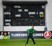 10 September 2021; Graham Kennedy of Ireland before match two of the Dafanews International Cup ODI series between Ireland and Zimbabwe at Stormont in Belfast. Photo by Ramsey Cardy/Sportsfile