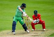 10 September 2021; William Porterfield of Ireland and Regis Chakabva of Zimbabwe during match two of the Dafanews International Cup ODI series between Ireland and Zimbabwe at Stormont in Belfast. Photo by Ramsey Cardy/Sportsfile