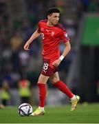 8 September 2021; Ruben Vargas of Switzerland during the FIFA World Cup 2022 qualifying group C match between Northern Ireland and Switzerland at National Football Stadium at Windsor Park in Belfast. Photo by Stephen McCarthy/Sportsfile