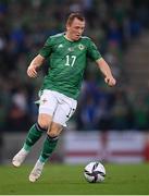 8 September 2021; Shayne Lavery of Northern Ireland during the FIFA World Cup 2022 qualifying group C match between Northern Ireland and Switzerland at National Football Stadium at Windsor Park in Belfast. Photo by Stephen McCarthy/Sportsfile