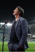 8 September 2021; Switzerland manager Murat Yakin following the FIFA World Cup 2022 qualifying group C match between Northern Ireland and Switzerland at National Football Stadium at Windsor Park in Belfast. Photo by Stephen McCarthy/Sportsfile