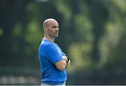 6 September 2021; Assisstant Academy & Age-Grade Physiotherapist Lorcan Kavanagh during the Leinster Rugby training session at UCD in Dublin. Photo by Harry Murphy/Sportsfile