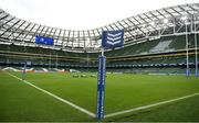 10 September 2021; A general view inside the stadium before the Bank of Ireland Pre-Season Friendly match between Leinster and Harlequins at Aviva Stadium in Dublin. Photo by Harry Murphy/Sportsfile