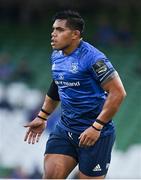 10 September 2021; Michael Ala’alatoa of Leinster during the Bank of Ireland Pre-Season Friendly match between Leinster and Harlequins at Aviva Stadium in Dublin. Photo by Brendan Moran/Sportsfile