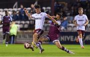 10 September 2021; Ali Coote of Bohemians in action against James Brown of Drogheda United during the SSE Airtricity League Premier Division match between Drogheda United and Bohemians at United Park in Drogheda, Louth. Photo by Matt Browne/Sportsfile