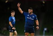 10 September 2021; Vakh Abdaladze of Leinster during the Bank of Ireland Pre-Season Friendly match between Leinster and Harlequins at Aviva Stadium in Dublin. Photo by Harry Murphy/Sportsfile