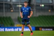 10 September 2021; Brian Deeny of Leinster during the Bank of Ireland Pre-Season Friendly match between Leinster and Harlequins at Aviva Stadium in Dublin. Photo by Harry Murphy/Sportsfile