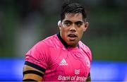 10 September 2021; Michael Ala’alatoa of Leinster before the Bank of Ireland Pre-Season Friendly match between Leinster and Harlequins at Aviva Stadium in Dublin. Photo by Brendan Moran/Sportsfile