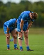 11 September 2021; Donough Lawlor of Leinster after his side's defeat in the Development Interprovincial match between Leinster XV and Ulster XV at the IRFU High Performance Centre, on the Sport Ireland Campus in Dublin. Photo by Seb Daly/Sportsfile
