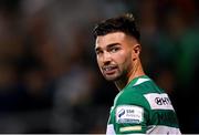 10 September 2021; Danny Mandroiu of Shamrock Rovers after scoring his side's opening goal during the SSE Airtricity League Premier Division match between Shamrock Rovers and Waterford at Tallaght Stadium in Dublin. Photo by Stephen McCarthy/Sportsfile