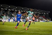 10 September 2021; Aidomo Emakhu of Shamrock Rovers during the SSE Airtricity League Premier Division match between Shamrock Rovers and Waterford at Tallaght Stadium in Dublin. Photo by Stephen McCarthy/Sportsfile