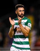 10 September 2021; Roberto Lopes of Shamrock Rovers following the SSE Airtricity League Premier Division match between Shamrock Rovers and Waterford at Tallaght Stadium in Dublin. Photo by Stephen McCarthy/Sportsfile