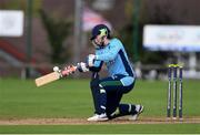 11 September 2021; Ash Healy of CSNI bats during the Clear Currency Women's All-Ireland T20 Cup Semi-Final match between Bready and CSNI at Bready Cricket Club in Tyrone. Photo by Ben McShane/Sportsfile