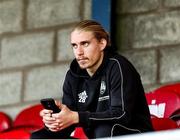 10 September 2021; Injured Cork City player Jonas Häkkinen before the SSE Airtricity League First Division match between Cork City and Shelbourne at Turner Cross in Cork. Photo by Michael P Ryan/Sportsfile