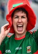 11 September 2021; Mayo supporter Lynne O'Malley from Cross, Mayo prior to the GAA Football All-Ireland Senior Championship Final match between Mayo and Tyrone at Croke Park in Dublin. Photo by David Fitzgerald/Sportsfile