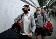 11 September 2021; Ronan McNamee of Tyrone arrives ahead of the GAA Football All-Ireland Senior Championship Final match between Mayo and Tyrone at Croke Park in Dublin. Photo by Stephen McCarthy/Sportsfile