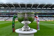 11 September 2021; A general view of the Sam Maguire Cup before the GAA Football All-Ireland Senior Championship Final match between Mayo and Tyrone at Croke Park in Dublin. Photo by Brendan Moran/Sportsfile