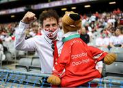 11 September 2021; Tyrone supporter Brian Furey before the GAA Football All-Ireland Senior Championship Final match between Mayo and Tyrone at Croke Park in Dublin. Photo by Stephen McCarthy/Sportsfile