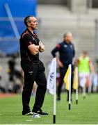 11 September 2021; Tyrone joint-manager Brian Dooher during the GAA Football All-Ireland Senior Championship Final match between Mayo and Tyrone at Croke Park in Dublin. Photo by Seb Daly/Sportsfile