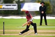 11 September 2021; Mansie Bhavsar of Bready bats during the Clear Currency Women’s All-Ireland T20 Cup Final match between Bready cricket club and Pembroke cricket club at Bready Cricket Club in Tyrone. Photo by Ben McShane/Sportsfile