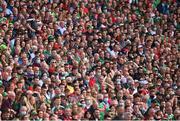 11 September 2021; A general view of supporters during the GAA Football All-Ireland Senior Championship Final match between Mayo and Tyrone at Croke Park in Dublin. Photo by Ramsey Cardy/Sportsfile