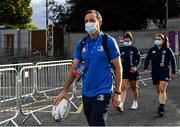 11 September 2021; Leinster head coach Phil De Barra arrives before the Vodafone Women’s Interprovincial Championship Round 3 match between Leinster and Munster at Energia Park in Dublin. Photo by Harry Murphy/Sportsfile
