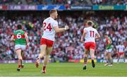 11 September 2021; Cathal McShane of Tyrone celebrates scoring a 46th minute goal during the GAA Football All-Ireland Senior Championship Final match between Mayo and Tyrone at Croke Park in Dublin. Photo by Ramsey Cardy/Sportsfile