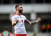 11 September 2021; Ronan McNamee of Tyrone celebrates after scoring during the GAA Football All-Ireland Senior Championship Final match between Mayo and Tyrone at Croke Park in Dublin. Photo by David Fitzgerald/Sportsfile