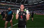 11 September 2021; Niall Morgan of Tyrone celebrates after the GAA Football All-Ireland Senior Championship Final match between Mayo and Tyrone at Croke Park in Dublin. Photo by Ramsey Cardy/Sportsfile