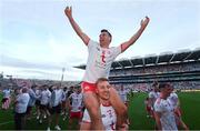 11 September 2021; Darren McCurry and Michael O’Neill of Tyrone celebrate following victory in the GAA Football All-Ireland Senior Championship Final match between Mayo and Tyrone at Croke Park in Dublin. Photo by Ramsey Cardy/Sportsfile
