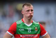 11 September 2021; Ryan O'Donoghue of Mayo after his side's defeat to Tyrone in the GAA Football All-Ireland Senior Championship Final match at Croke Park in Dublin. Photo by Seb Daly/Sportsfile