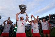 11 September 2021; Ronan McNamee of Tyrone celebrates with the Sam Maguire Cup after the GAA Football All-Ireland Senior Championship Final match between Mayo and Tyrone at Croke Park in Dublin. Photo by Ramsey Cardy/Sportsfile