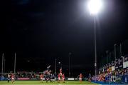 11 September 2021; A general view of a lineout during the Vodafone Women’s Interprovincial Championship Round 3 match between Leinster and Munster at Energia Park in Dublin. Photo by Harry Murphy/Sportsfile