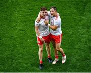 11 September 2021; Kieran McGeary, right, and Conor Meyler of Tyrone celebrate after the GAA Football All-Ireland Senior Championship Final match between Mayo and Tyrone at Croke Park in Dublin. Photo by Daire Brennan/Sportsfile