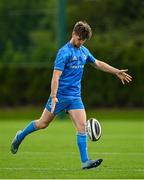 11 September 2021; Fionn O’Hara of Leinster during the Development Interprovincial match between Leinster XV and Ulster XV at the IRFU High Performance Centre, on the Sport Ireland Campus in Dublin. Photo by Seb Daly/Sportsfile