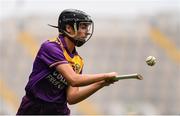 12 September 2021; Megan Cullen of Wexford before the All-Ireland Premier Junior Camogie Championship Final match between Armagh and Wexford at Croke Park in Dublin. Photo by Ben McShane/Sportsfile