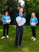 13 September 2021; Leinster Rugby have this morning announced Cardiac Risk in the Young (CRY) as its latest charity affiliate. CRY were nominated by BearingPoint, one of Leinster Rugby’s premium partners, and over the month of September, Leinster Rugby will be highlighting the great work of CRY across its digital and social platforms. In attendance at the announcement were, from left, Chair of CRY Ireland Noelle Condon, Leinster Rugby Head of Commercial and Marketing Kevin Quinn and BearingPoint head of HR Deirdre Hanley. For further information please check out cry.ie or leinsterrugby.ie Photo by Harry Murphy/Sportsfile