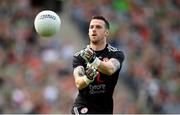 11 September 2021; Tyrone goalkeeper Niall Morgan during the GAA Football All-Ireland Senior Championship Final match between Mayo and Tyrone at Croke Park in Dublin. Photo by Stephen McCarthy/Sportsfile