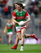 11 September 2021; Patrick Durcan of Mayo and Jordan Flynn during the GAA Football All-Ireland Senior Championship Final match between Mayo and Tyrone at Croke Park in Dublin. Photo by David Fitzgerald/Sportsfile